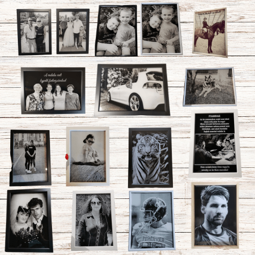 Fotó gravírok üvegre